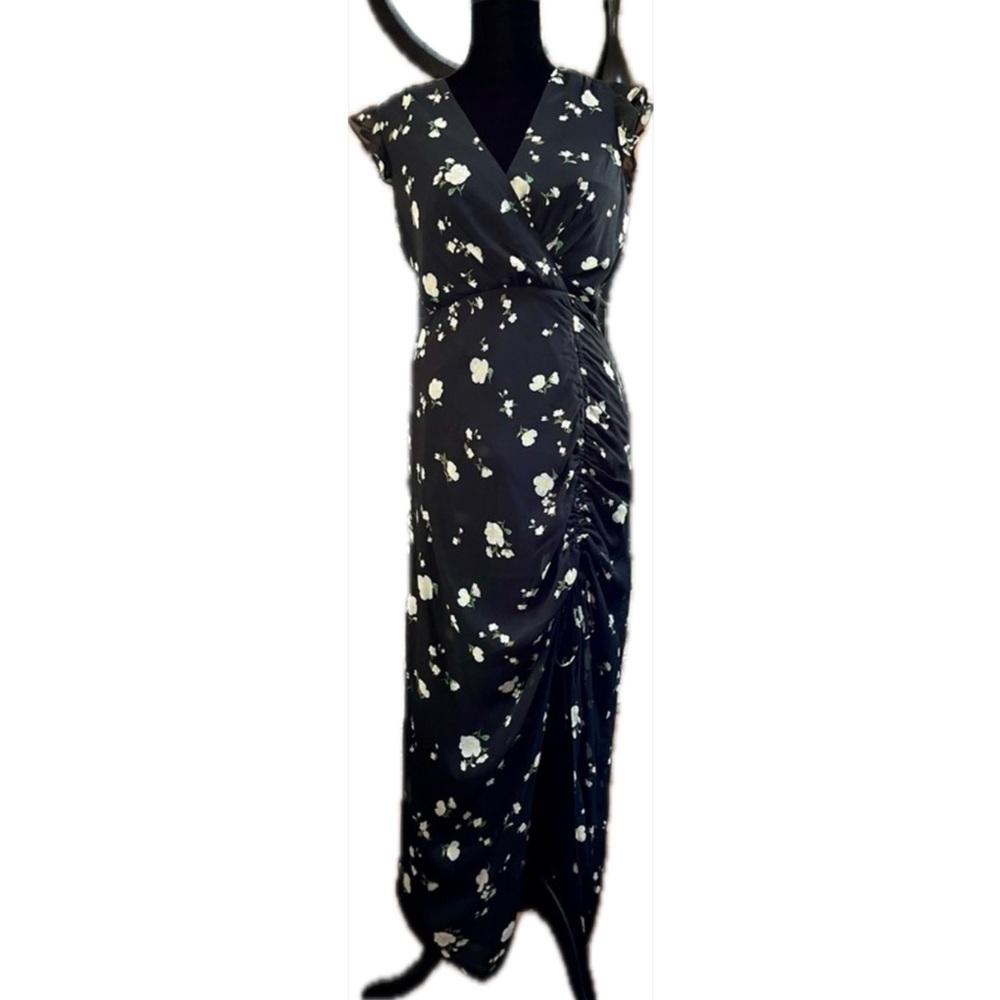 Banana Republic Black & White Maxi Dress